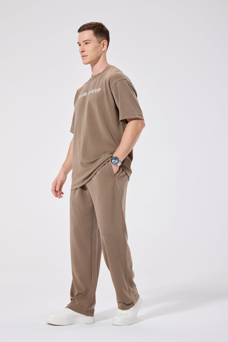 OVERSIZE T-SHIRT SET BROWN 05