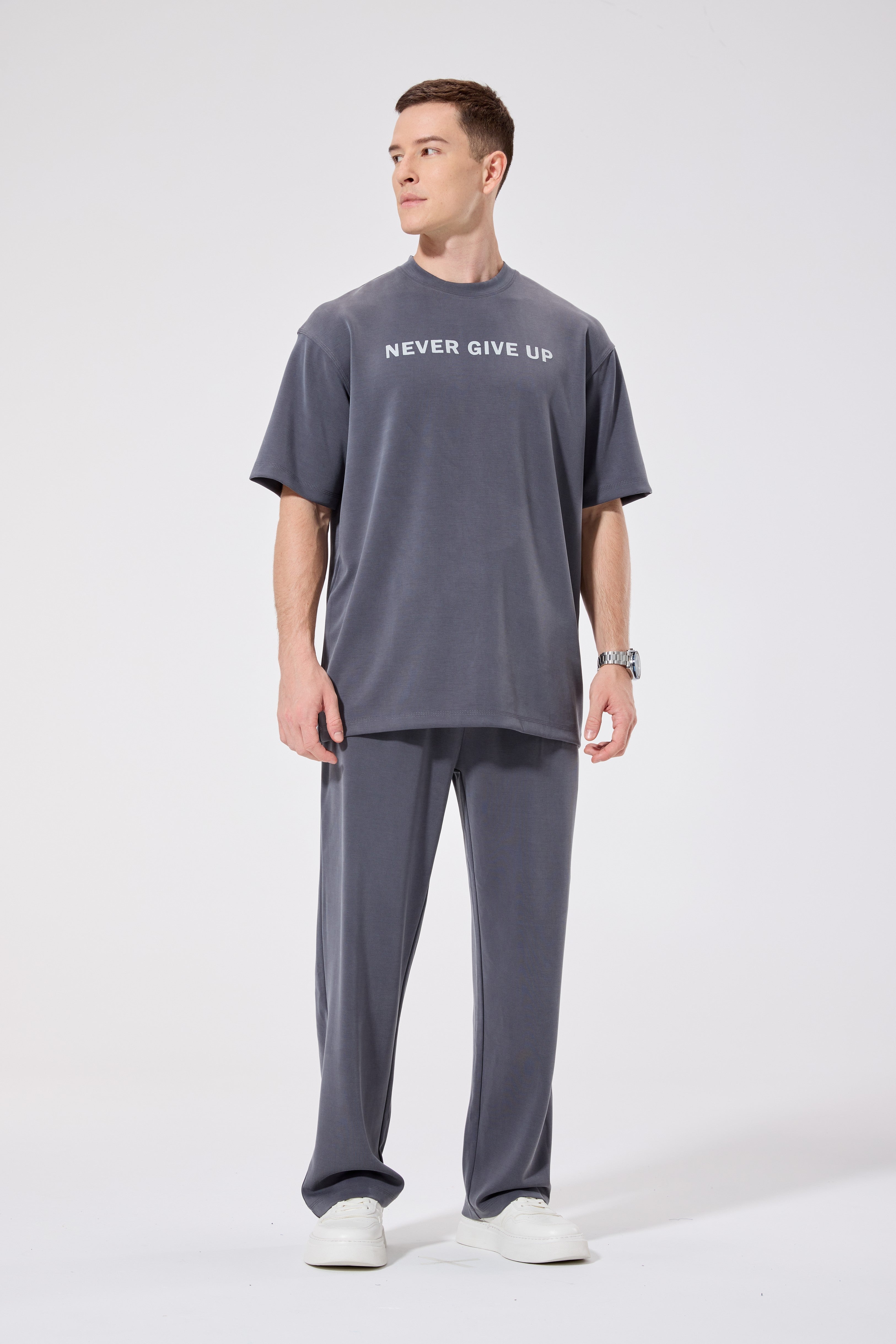OVERSIZE T-SHIRT SET GREY 04