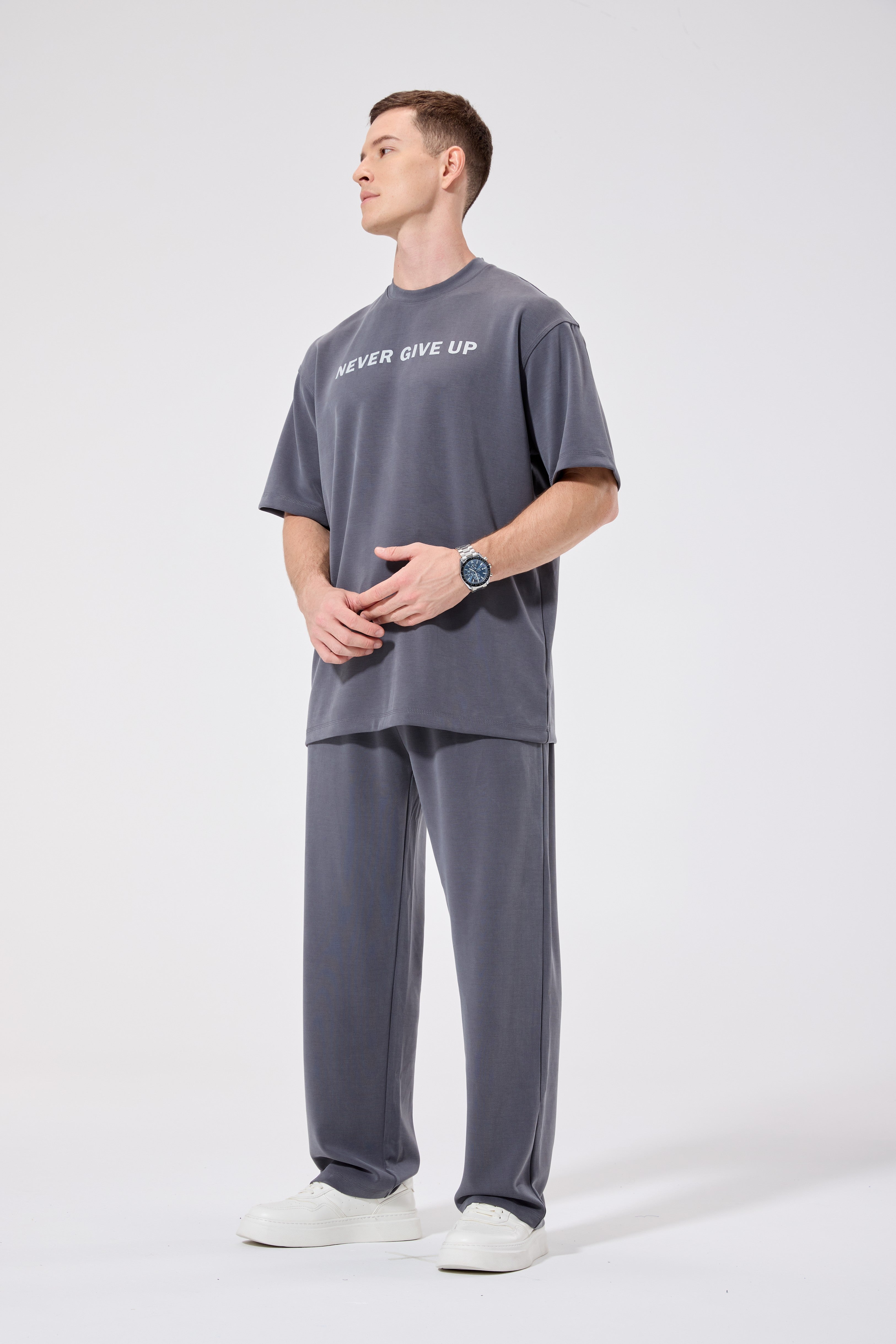 OVERSIZE T-SHIRT SET GREY 05