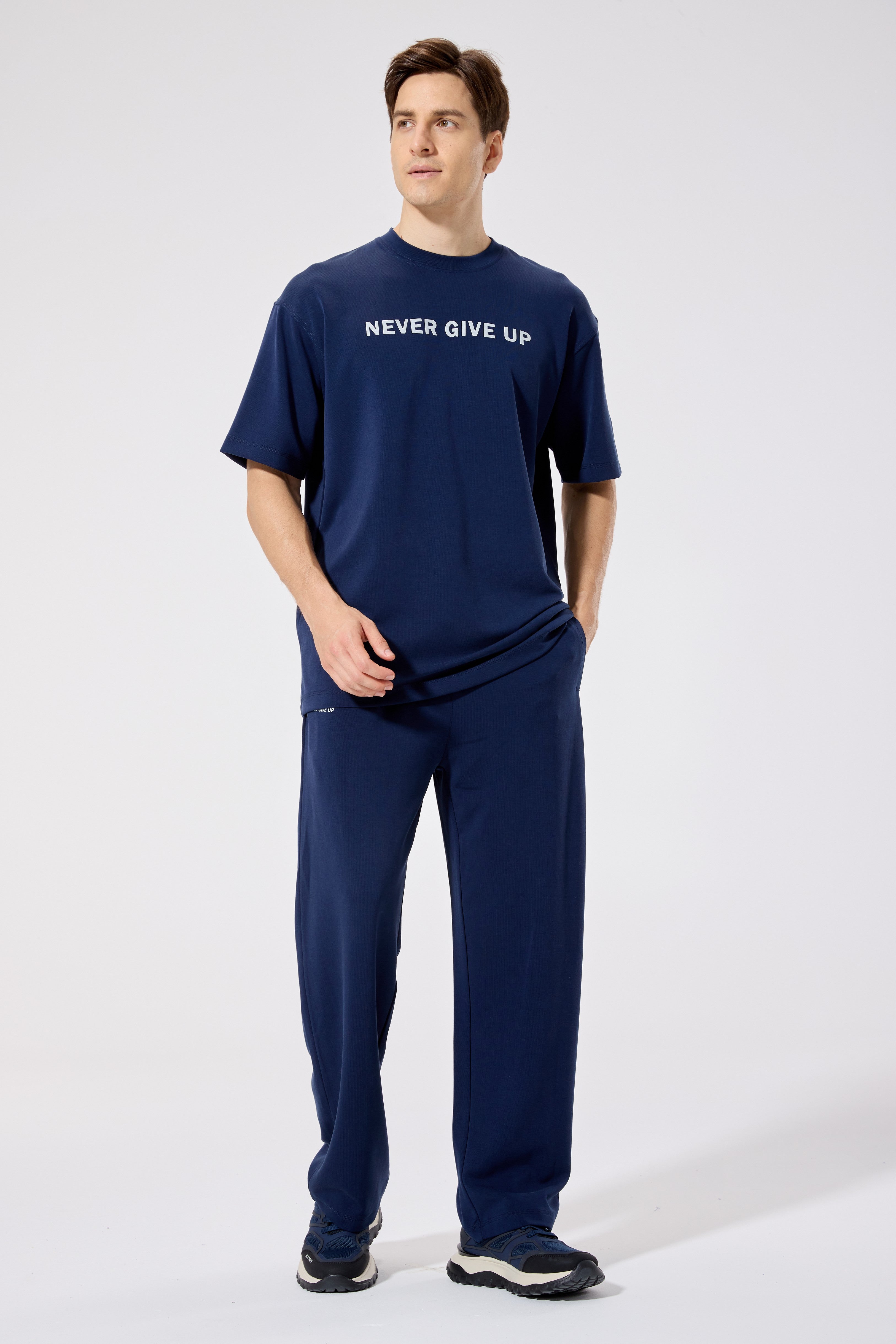 OVERSIZE T-SHIRT SET NAVY 05
