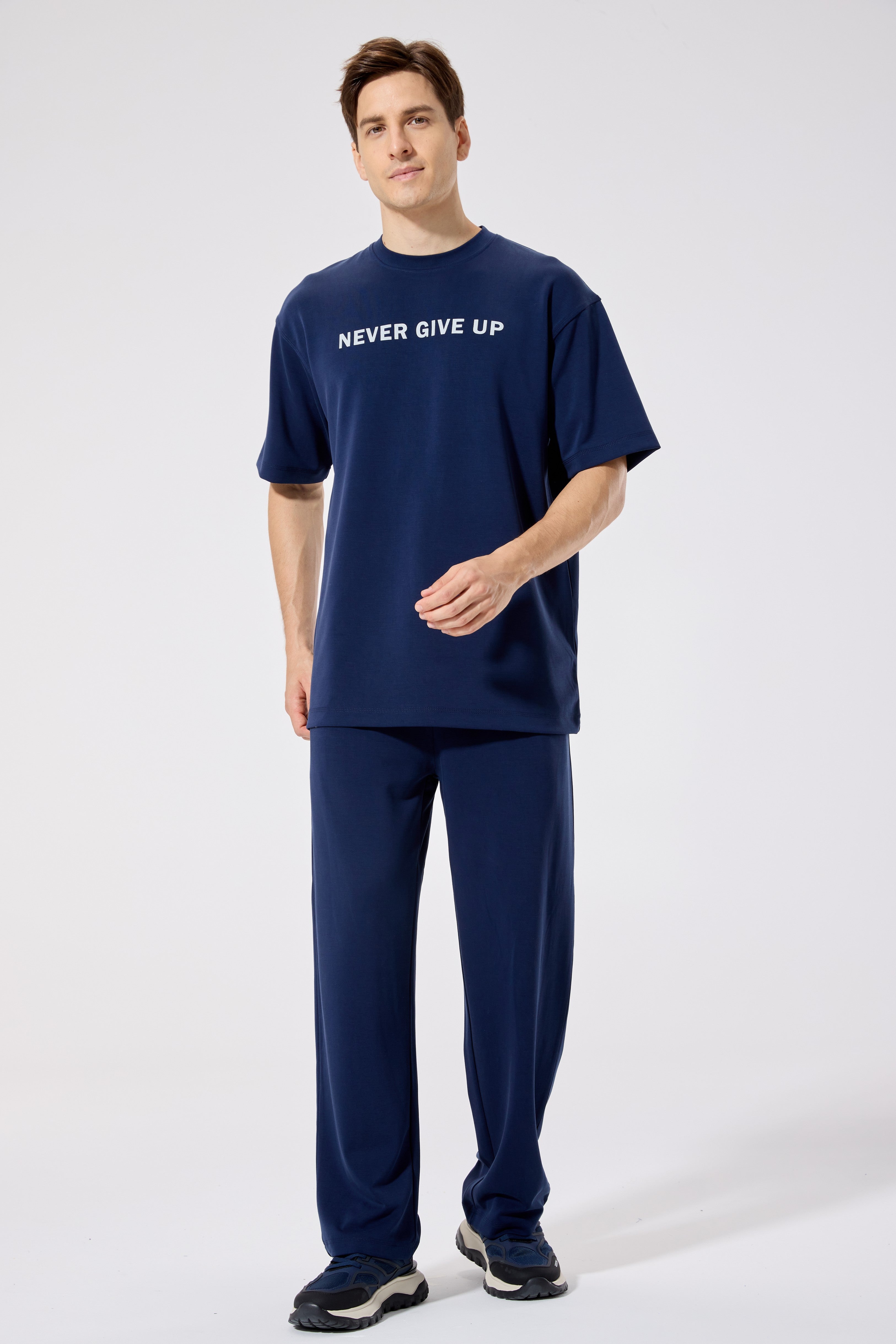 OVERSIZE T-SHIRT SET NAVY 06