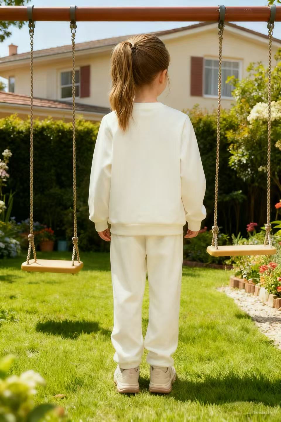 girls cotton tracksuit set girls cotton tracksuit set