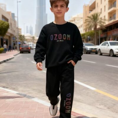 kids cotton tracksuit set